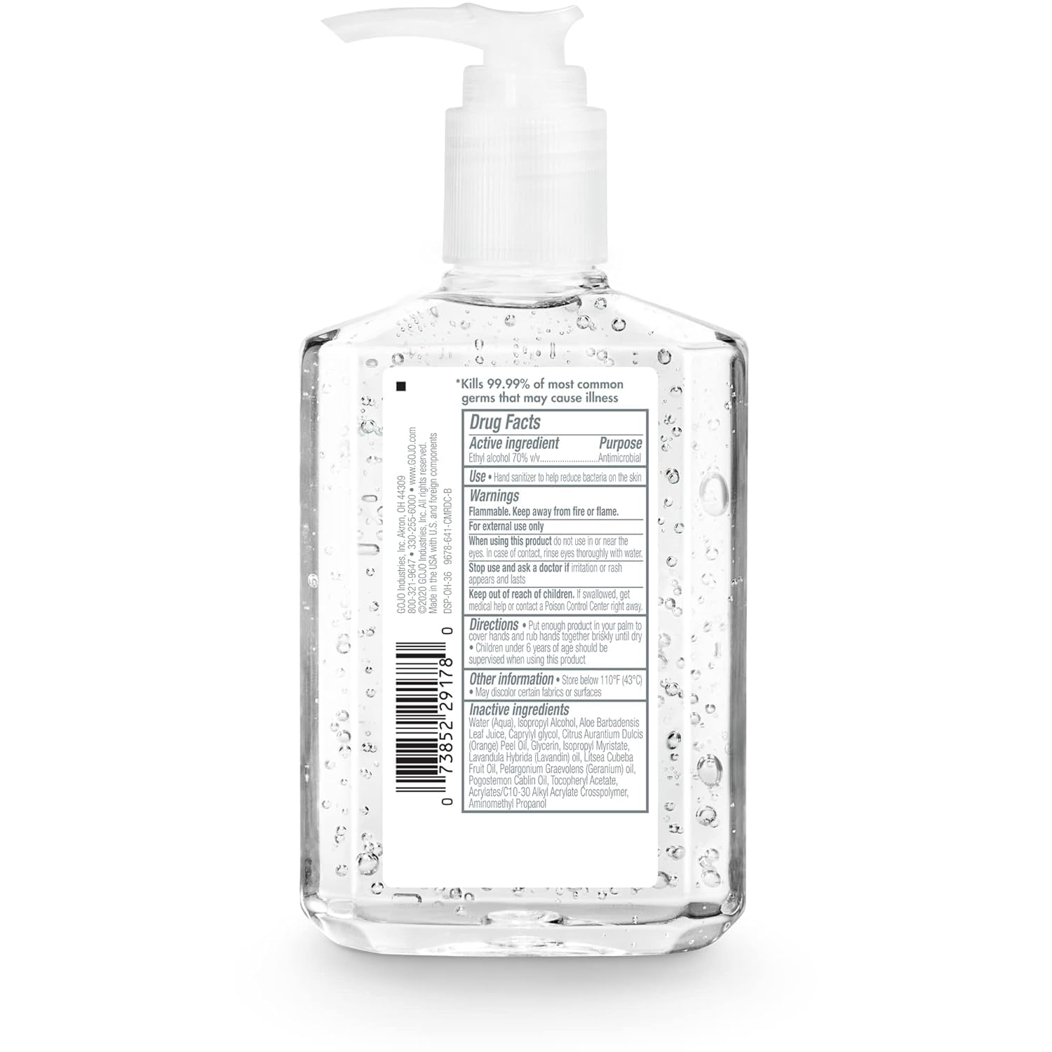 PURELL Advanced Hand Sanitizer Naturals Plant-Based Alcohol

