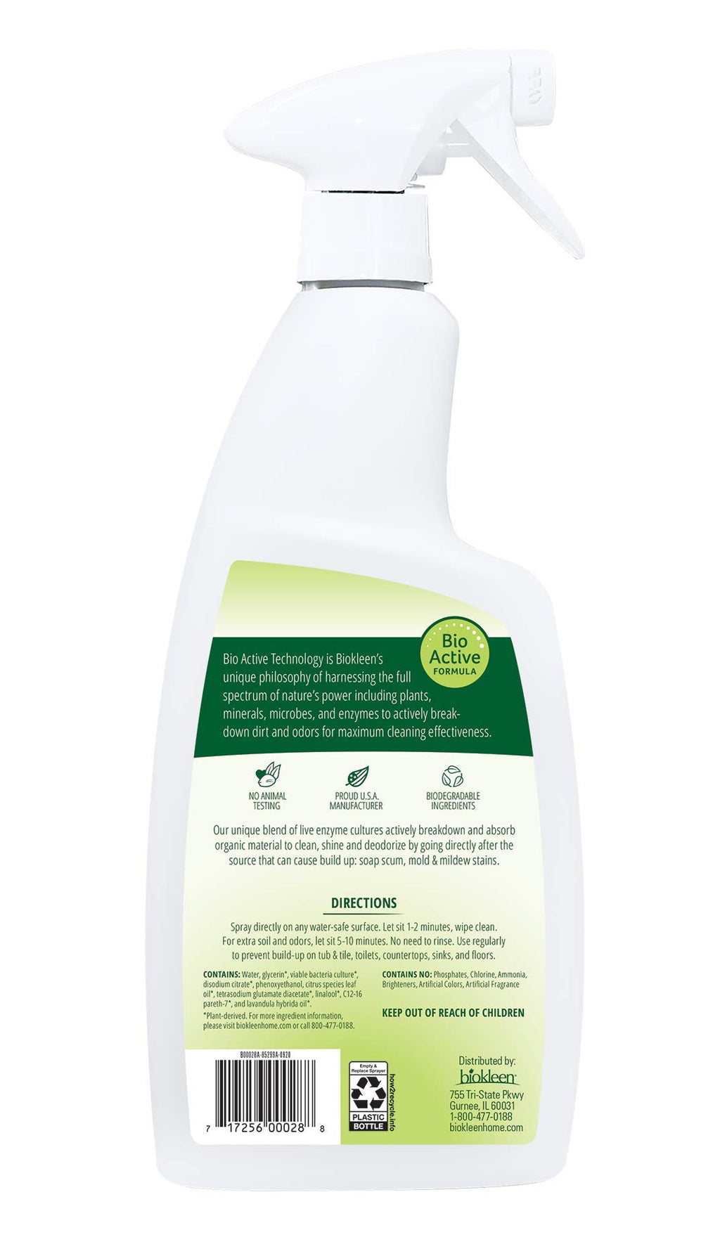 Biokleen Bac-Out Bathroom Cleaner - Enzyme-Based Plant-Based

