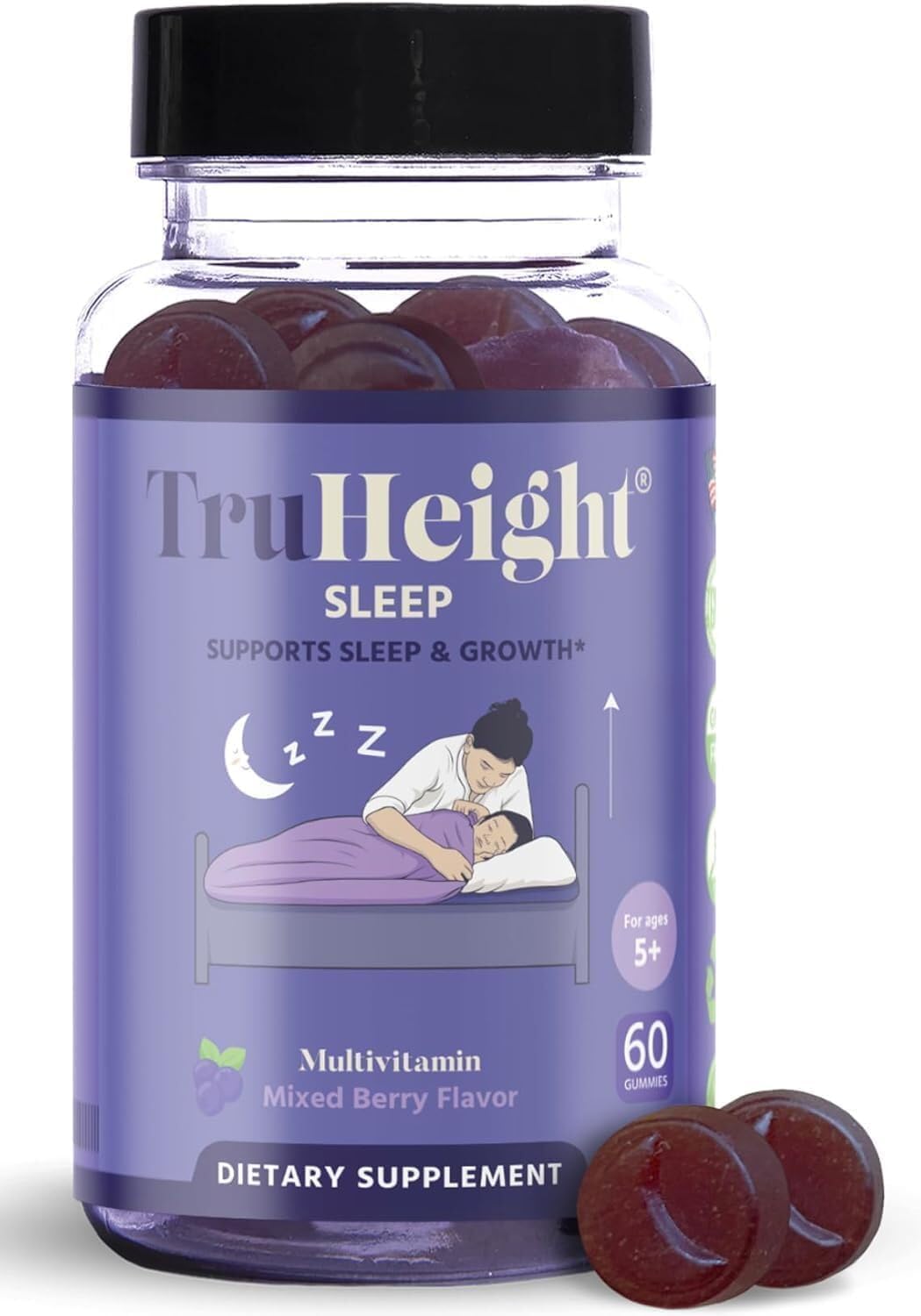 TruHeight Sleep Gummies for Kids & Teens – Sleep Support

