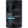 Sports Research Zinc Picolinate 30mg with Organic Coconut Oil