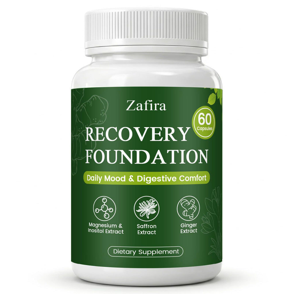 Zafira Recovery Foundation Capsules | Mood, Energy & Digestive Support


