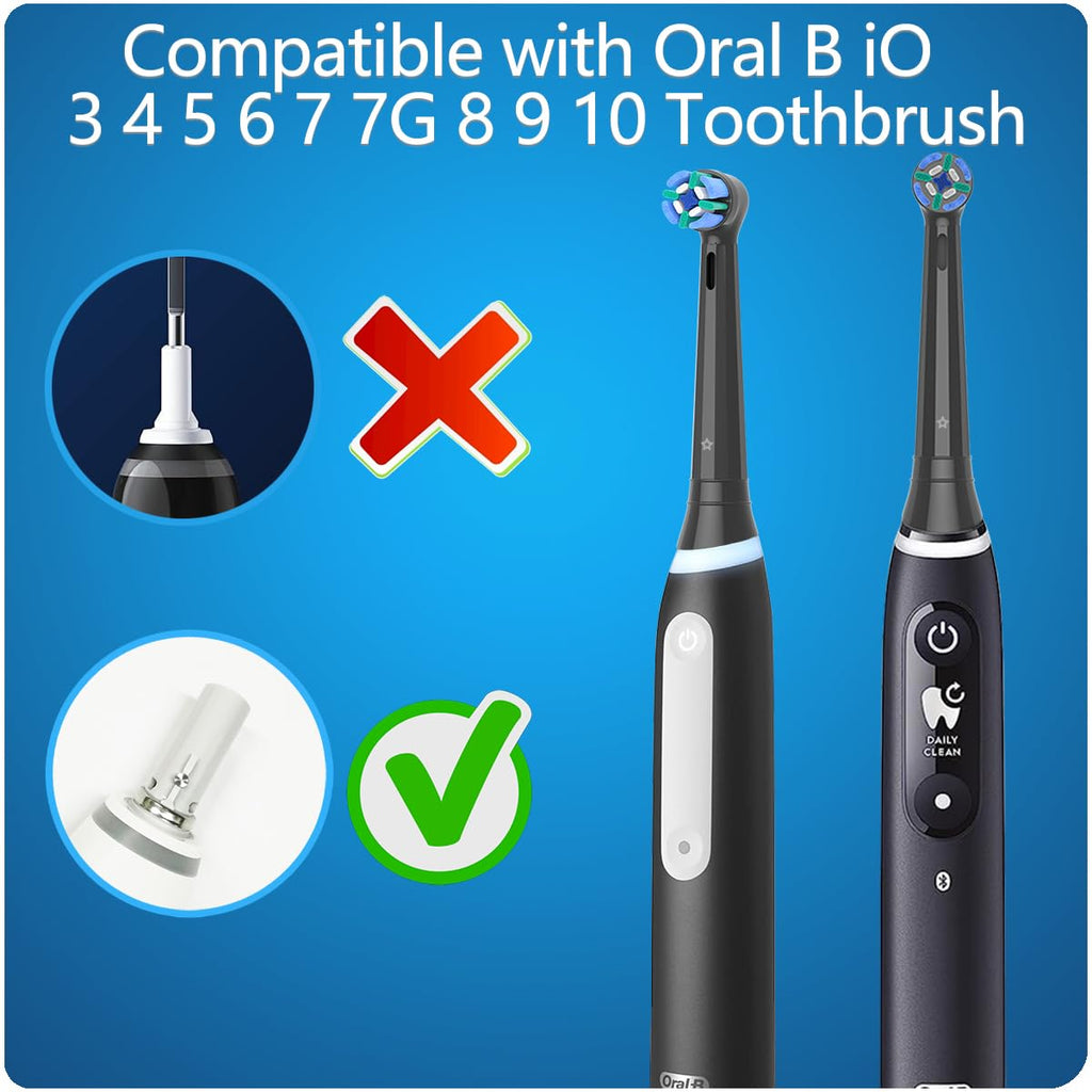 Oral-B iO Replacement Heads with Covers

