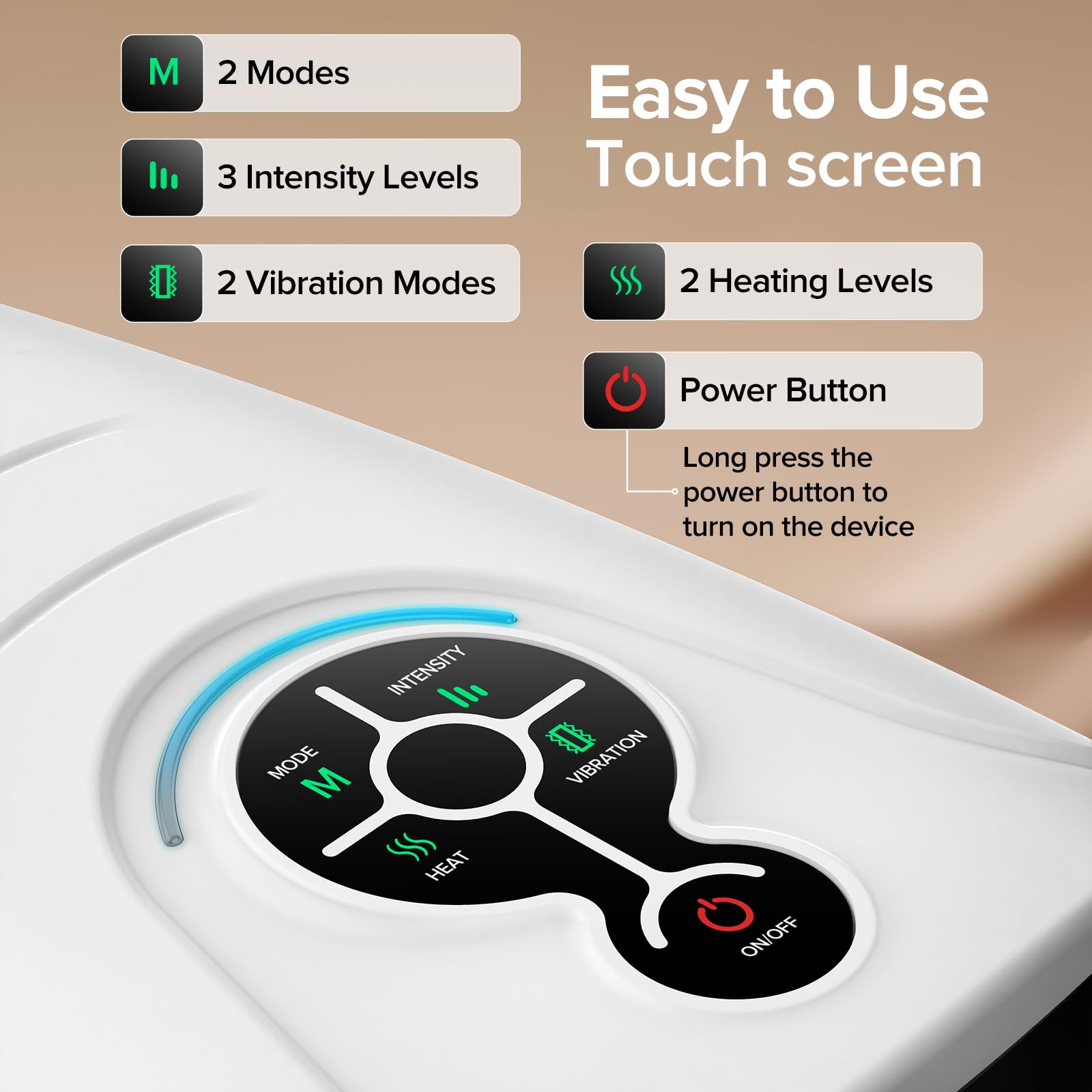 AERLANG Hand Massager with Heat and Compression

