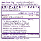 NAOMI Italian Citrus Bergamot BergAmore Extract Supplement

