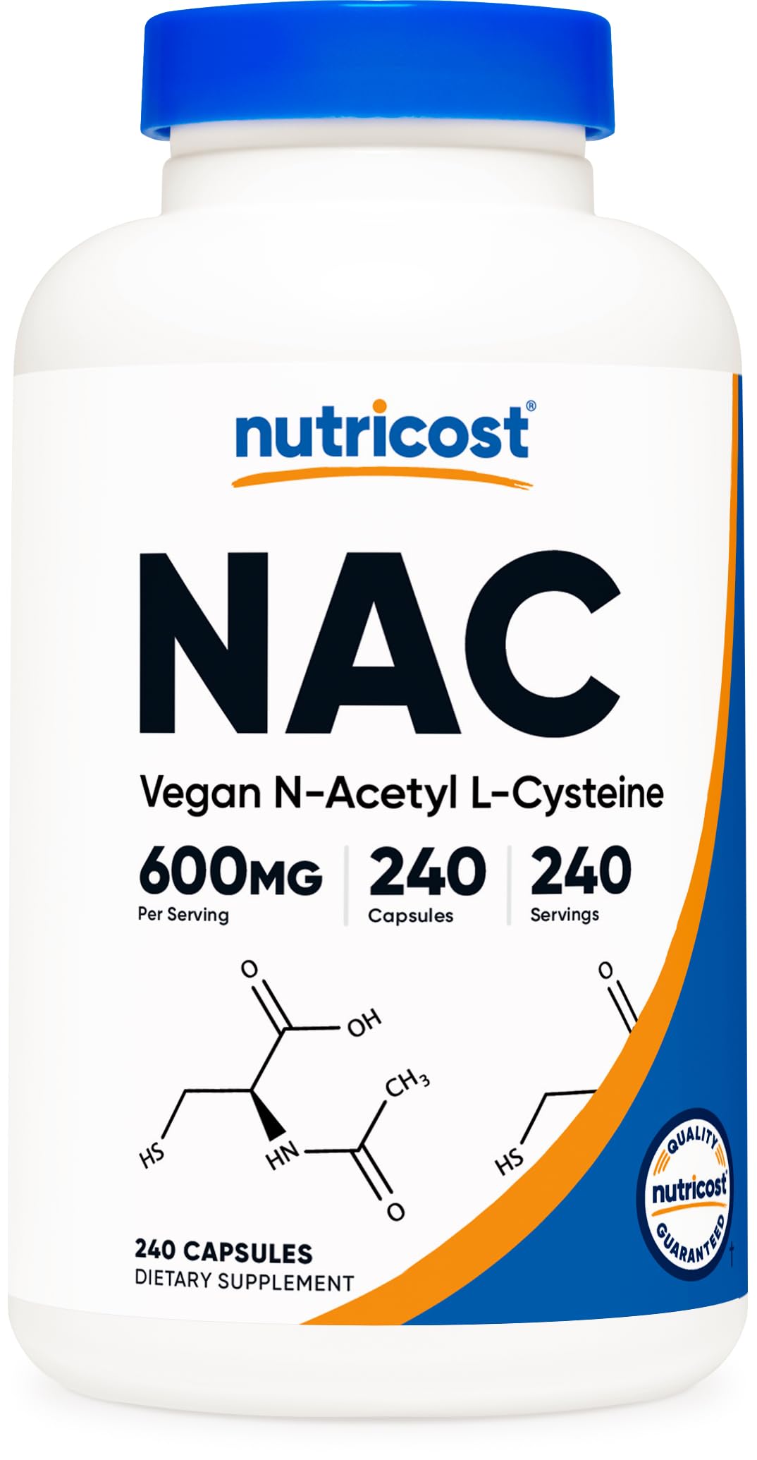 Nutricost NAC 600 mg Capsules | N-Acetyl L-Cysteine

