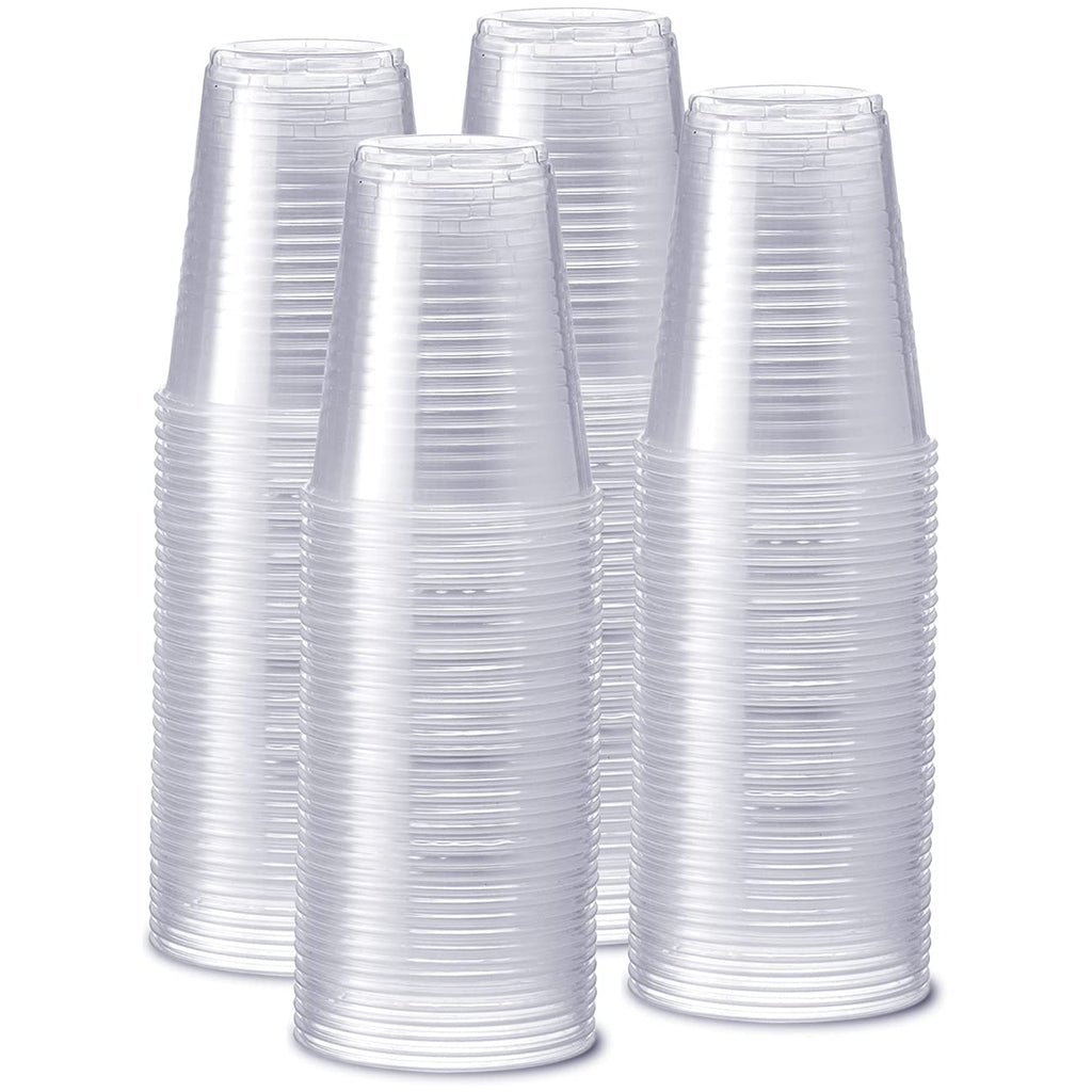 GUSTO Plastic Cups – Disposable for Cold Beverages