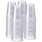 GUSTO Plastic Cups – Disposable for Cold Beverages