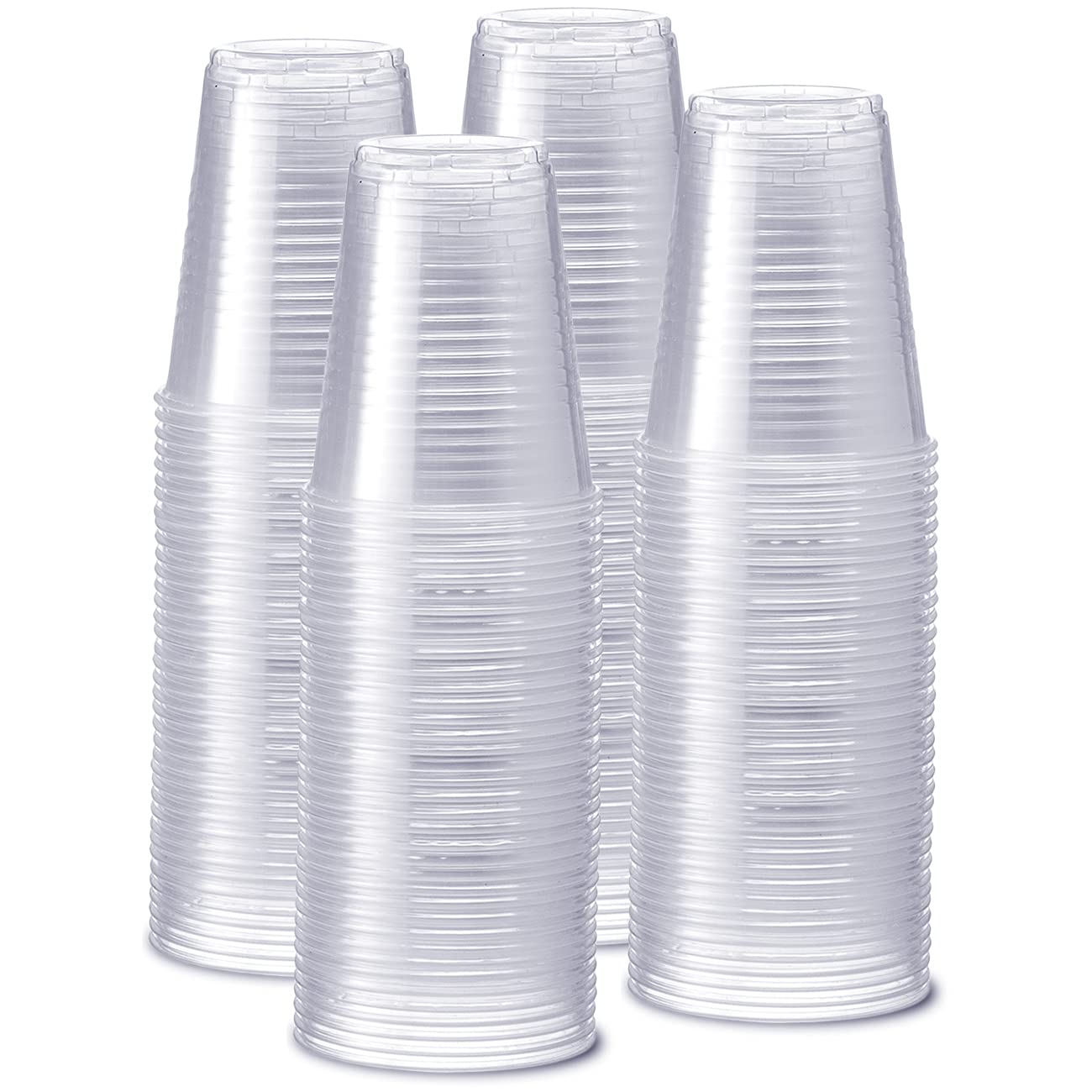 GUSTO Plastic Cups – Disposable for Cold Beverages