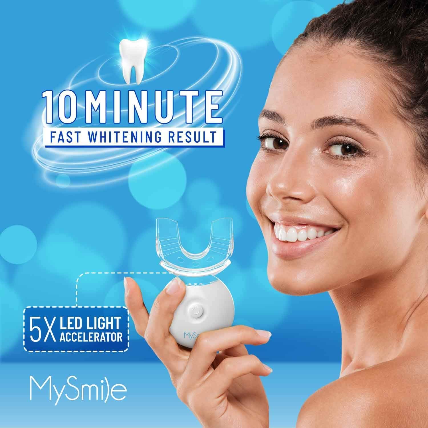 MySmile LED Teeth Whitening Kit - At-Home Whitening

