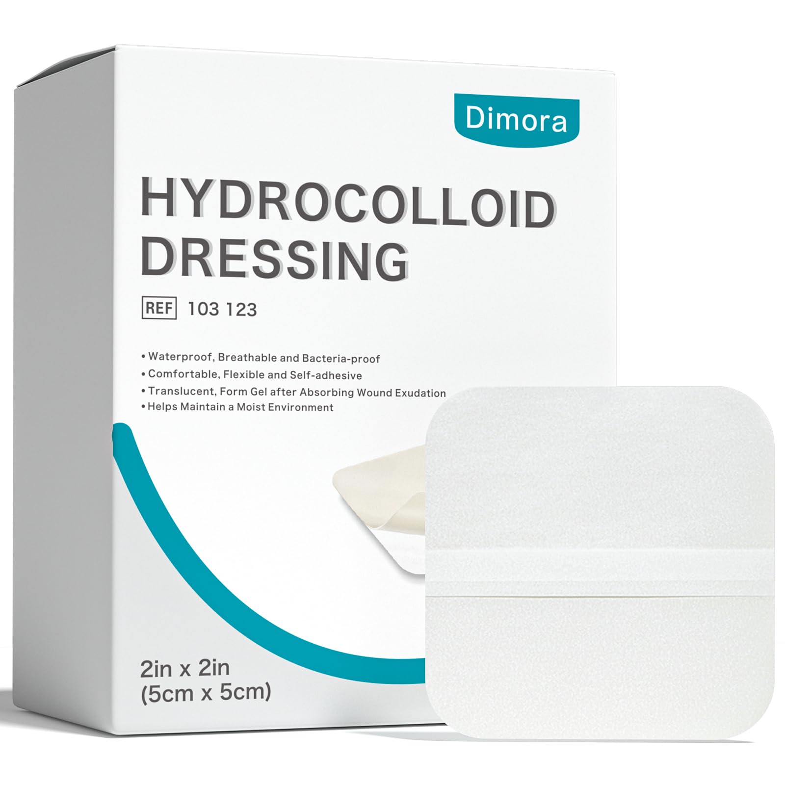 Dimora Hydrocolloid Wound Dressing - Ultra Thin Self-Adhesive Patch