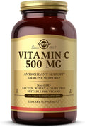 Solgar Vitamin C 500 mg Vegetable Capsules – Immune Support & Antioxidant