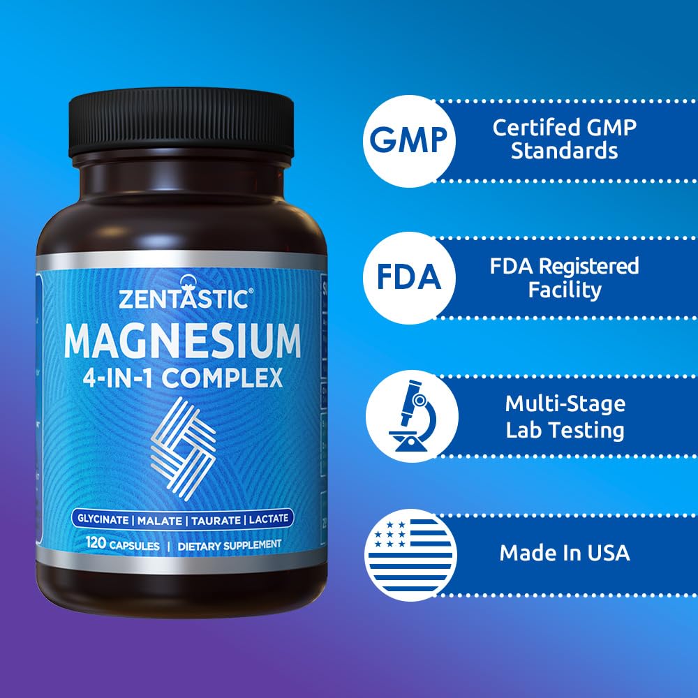 Zentastic Magnesium Complex 4-in-1 Magnesium Supplement

