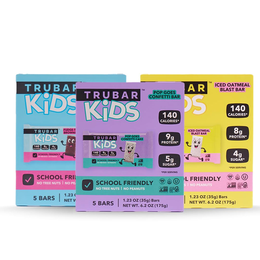 TRUBAR Kids Protein Bars – Plant-Based Gluten Free Snack

