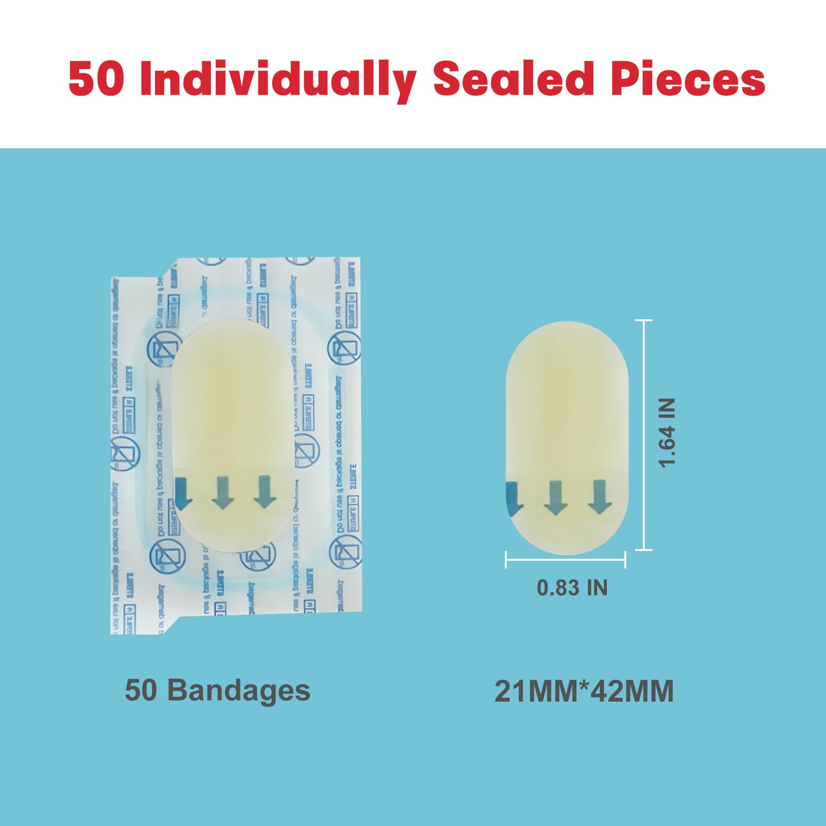 Dodanros Hydrocolloid Gel Bandages for Minor Wounds

