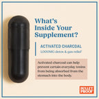 Bulletproof Charcoal Detox Capsules for Gas Relief


