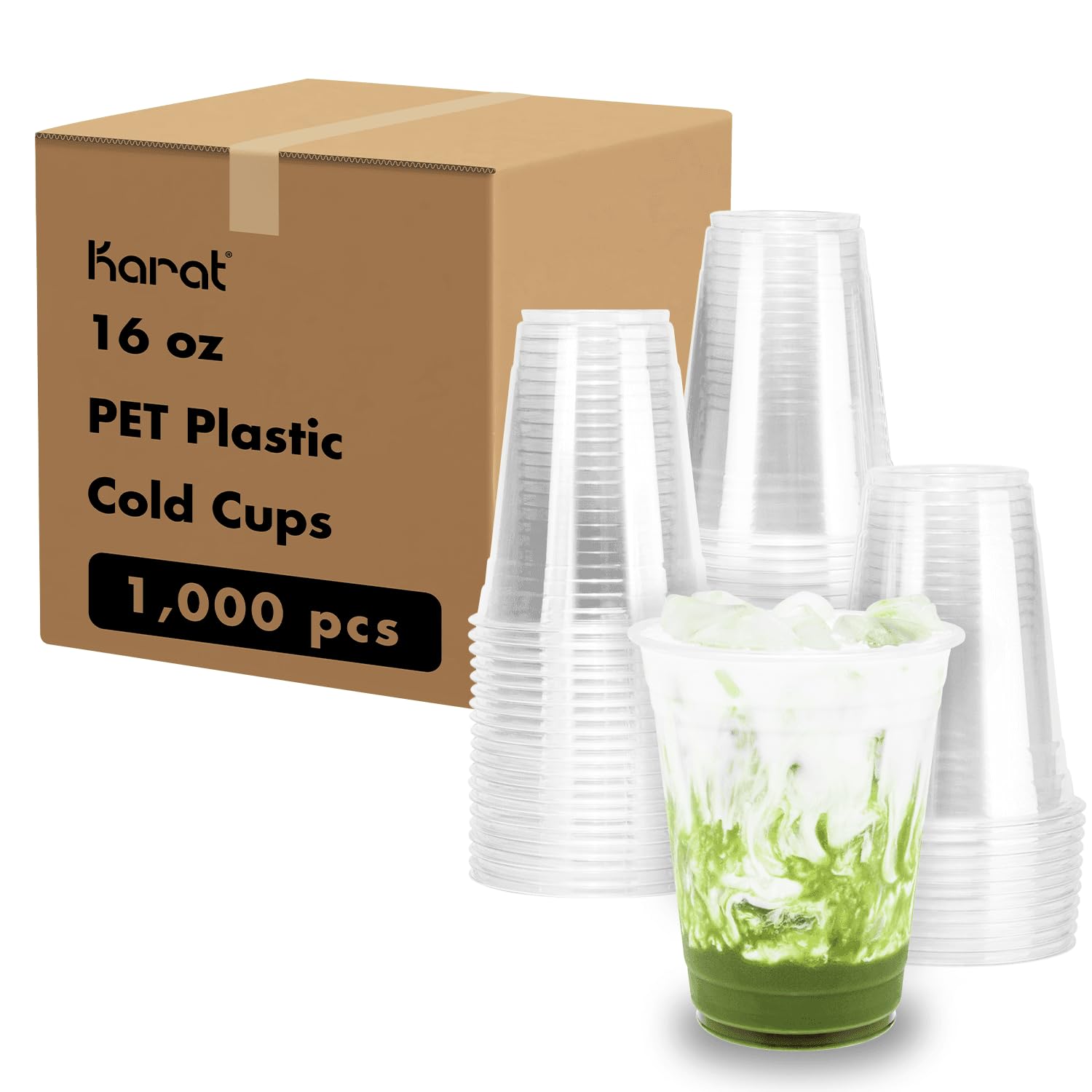 Karat Clear PET Cups for Cold Beverages

