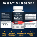 MOM NUTRIX Liposomal NAD Supplement with Resveratrol

