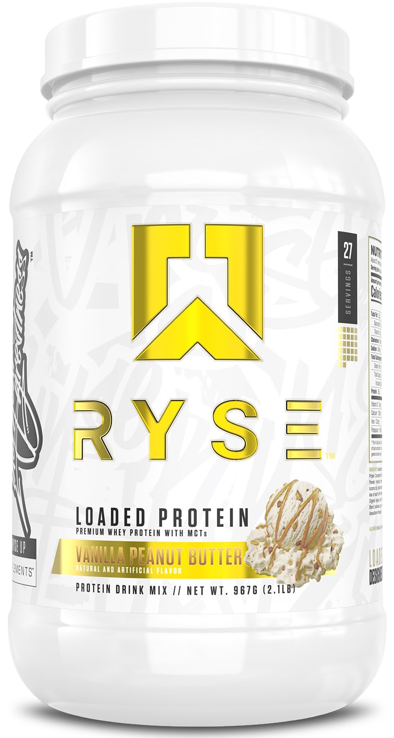 RYSE Loaded Protein Powder with Whey Isolate & Concentrate