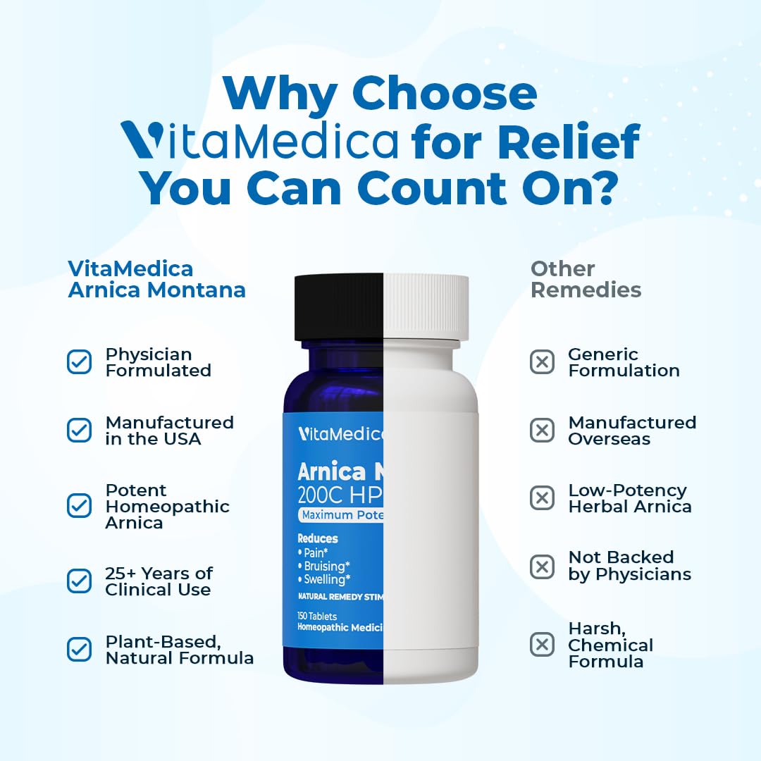 VitaMedica Arnica Montana 200C Rapid-Dissolve Tablets

