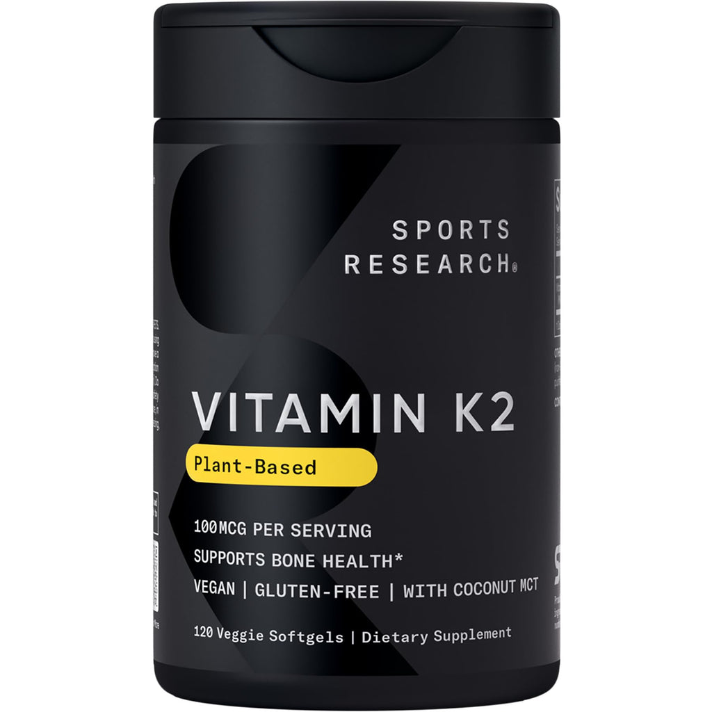 Sports Research Vitamin K2 MK-7 with Coconut MCT Softgels

