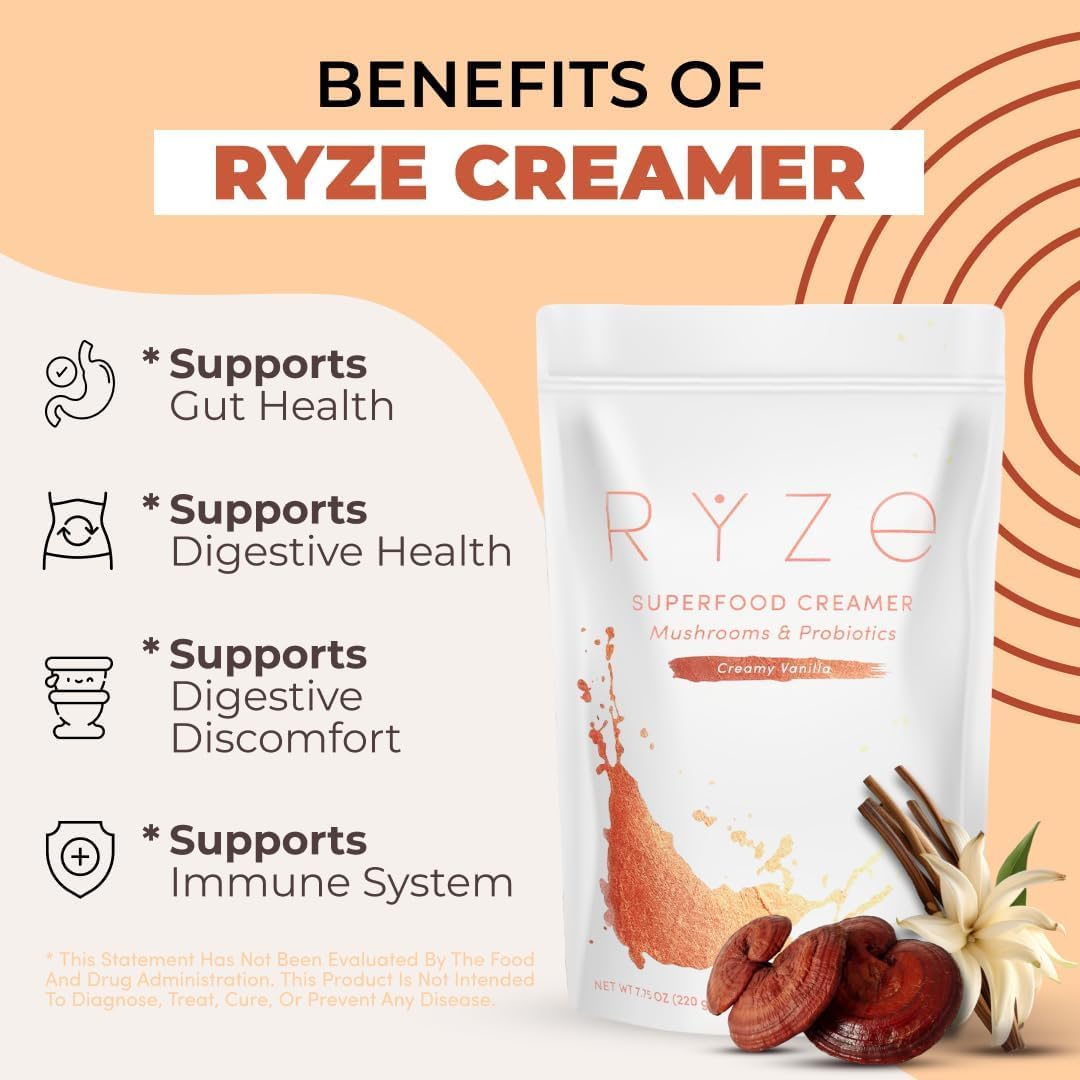 RYZE Mushroom Coffee Bundle with Probiotics

