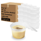 Karat Deli Containers with Lids - PP Injection Molded