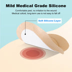 Sacral Silicone Foam Dressing for Pressure Sores

