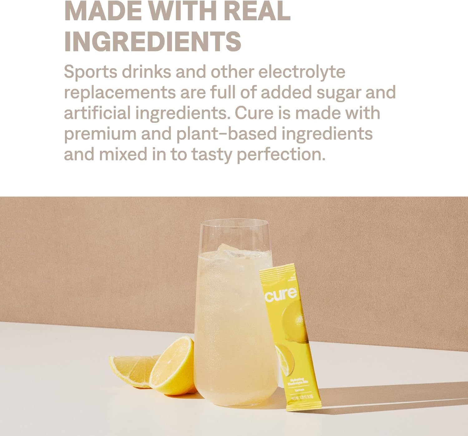 Cure Hydration Plant-Based Electrolyte Drink Mix

