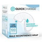 QuickChange Men's Incontinence Wrap - Maximum Absorbency