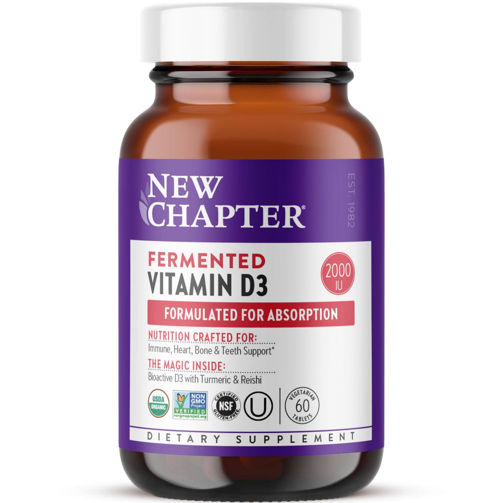 New Chapter Fermented Vitamin D3 2000 IU Organic


