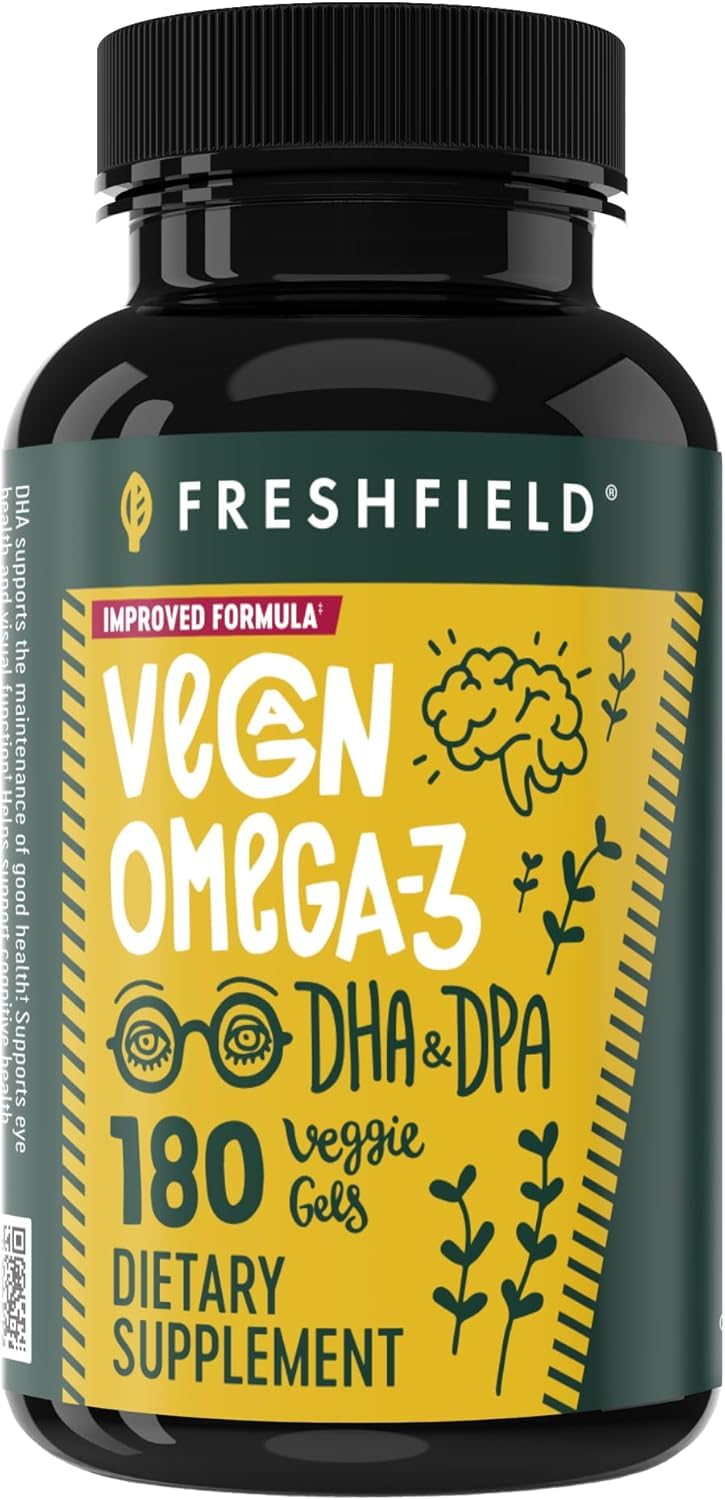 Freshfield Vegan Omega-3 DHA + DPA Algae Oil