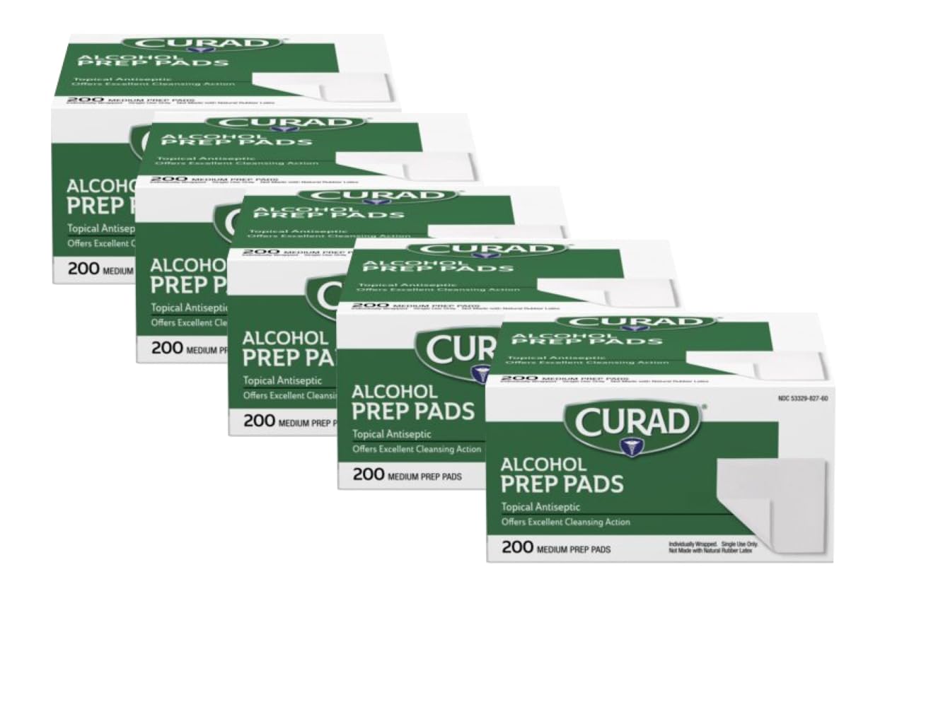 Curad Alcohol Prep Pads - 70% Isopropyl Alcohol


