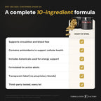 Nitric Oxide Supplement - Formulation Factory Heart of Steel

