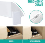 Vekkia Bed Wedge Pillow for Headboard Gap Filler Pockets

