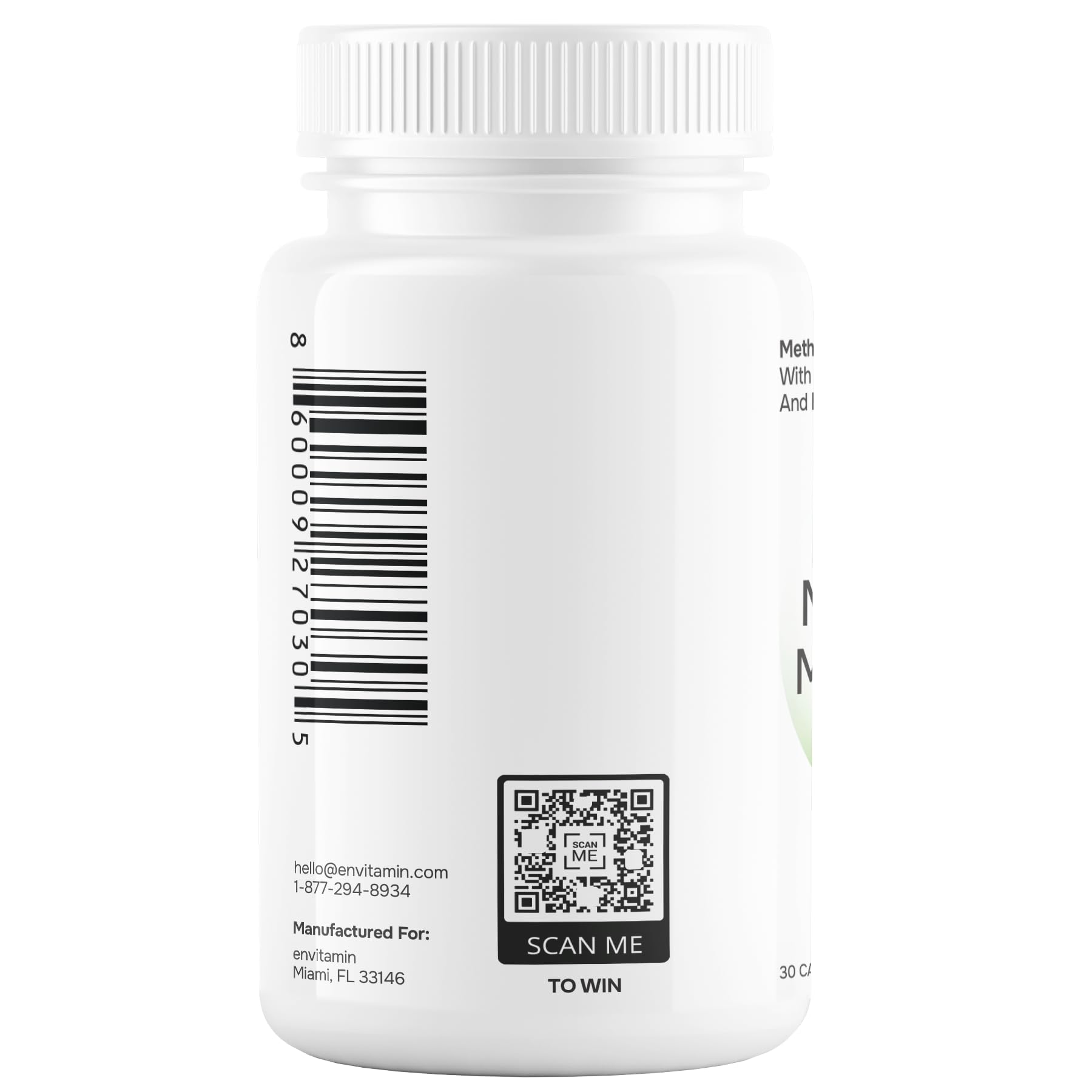 Envitamin Methylated Multivitamin LMethylfolate

