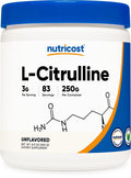 Nutricost L-Citrulline Base Powder - Pure, Non-GMO, Gluten Free