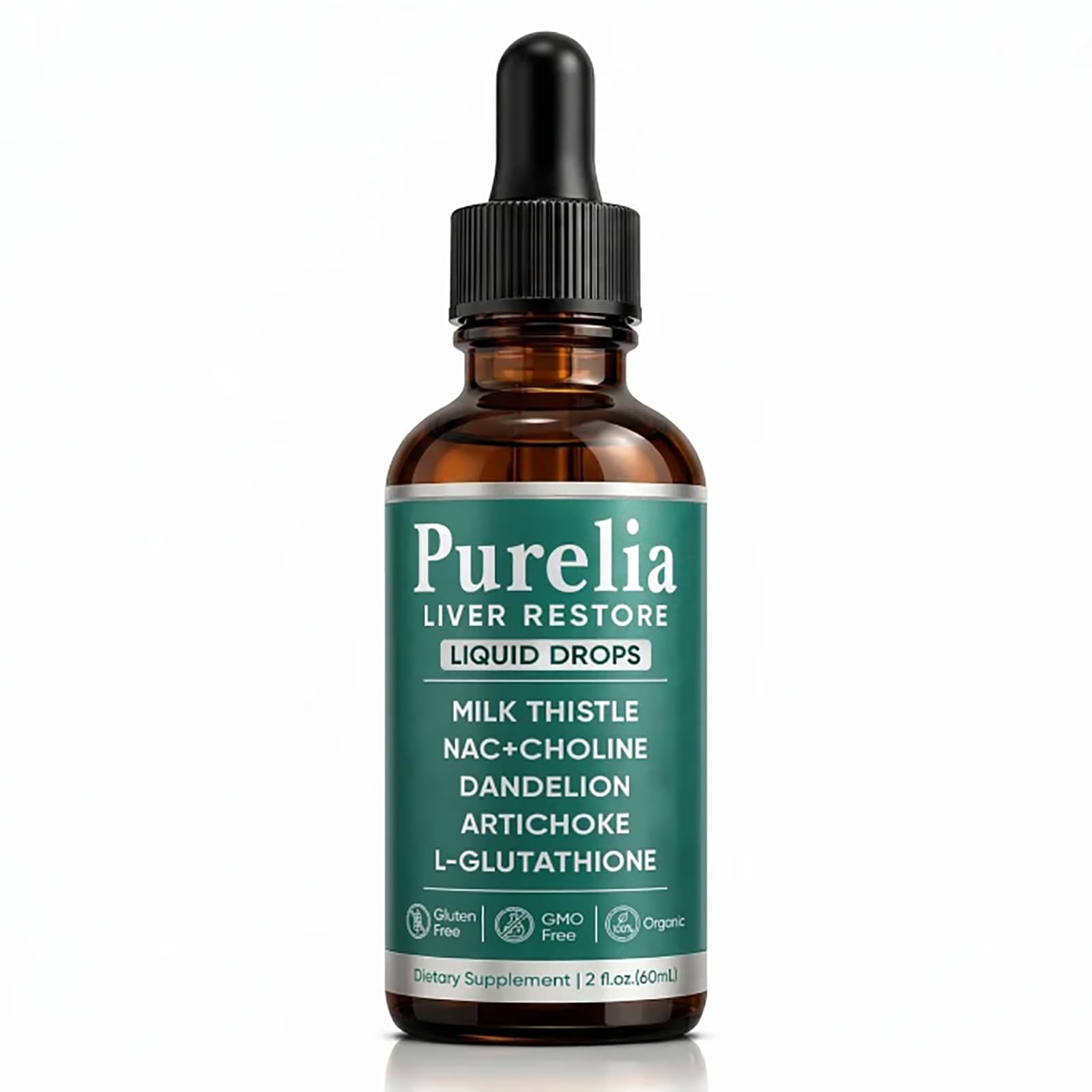 Purelia Liver Restore Drops – Milk Thistle Detox

