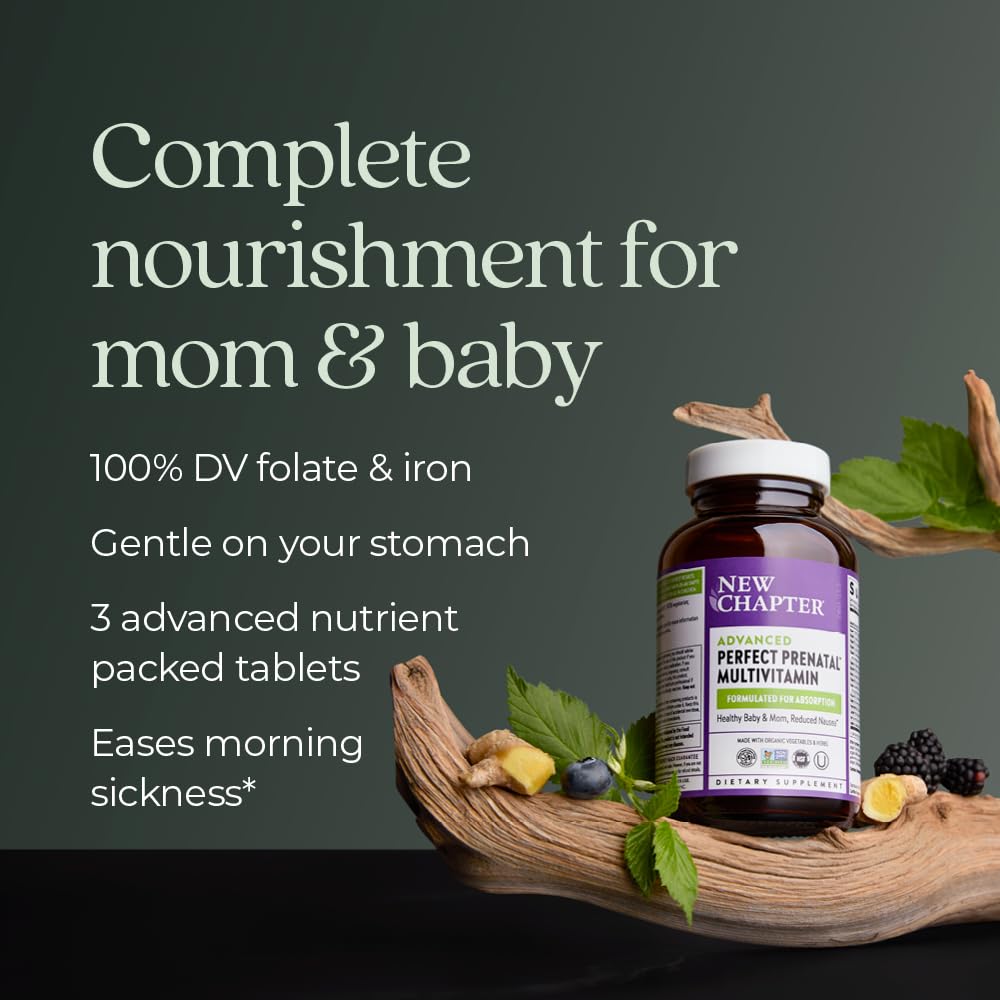 New Chapter Advanced Prenatal Vitamins Organic Fermented

