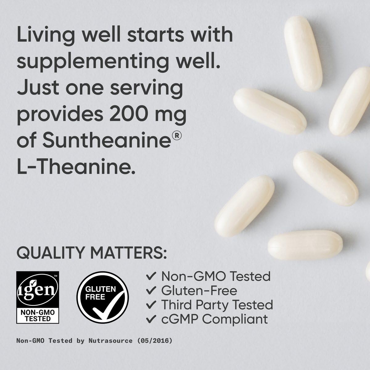 Sports Research L-Theanine Supplement with Suntheanine

