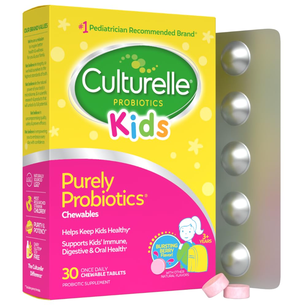 Culturelle Kids Probiotic Chewables Ages 3+ | Immune

