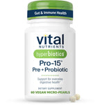 Vital Nutrients Probiotics & Prebiotics for Women and Men


