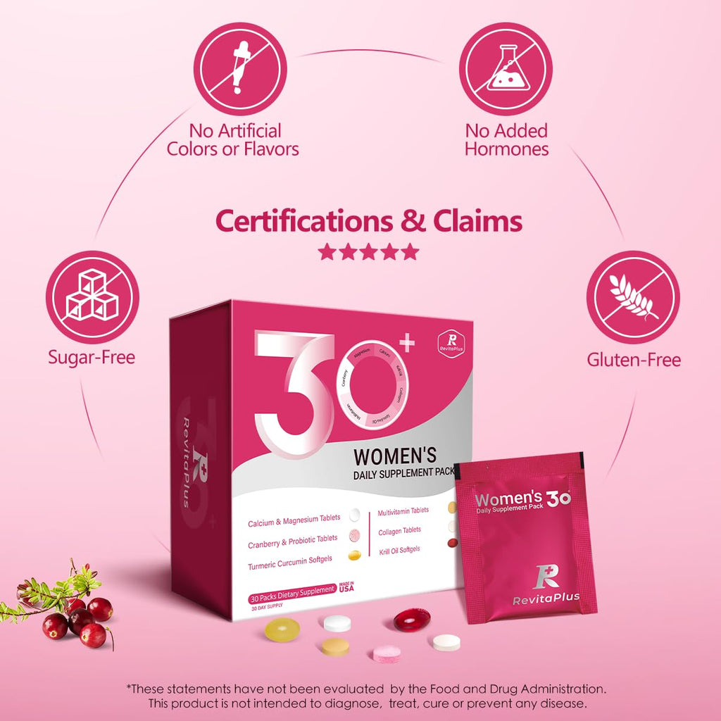 RevitaPlus Women’s Multivitamin with Krill Oil & Collagen

