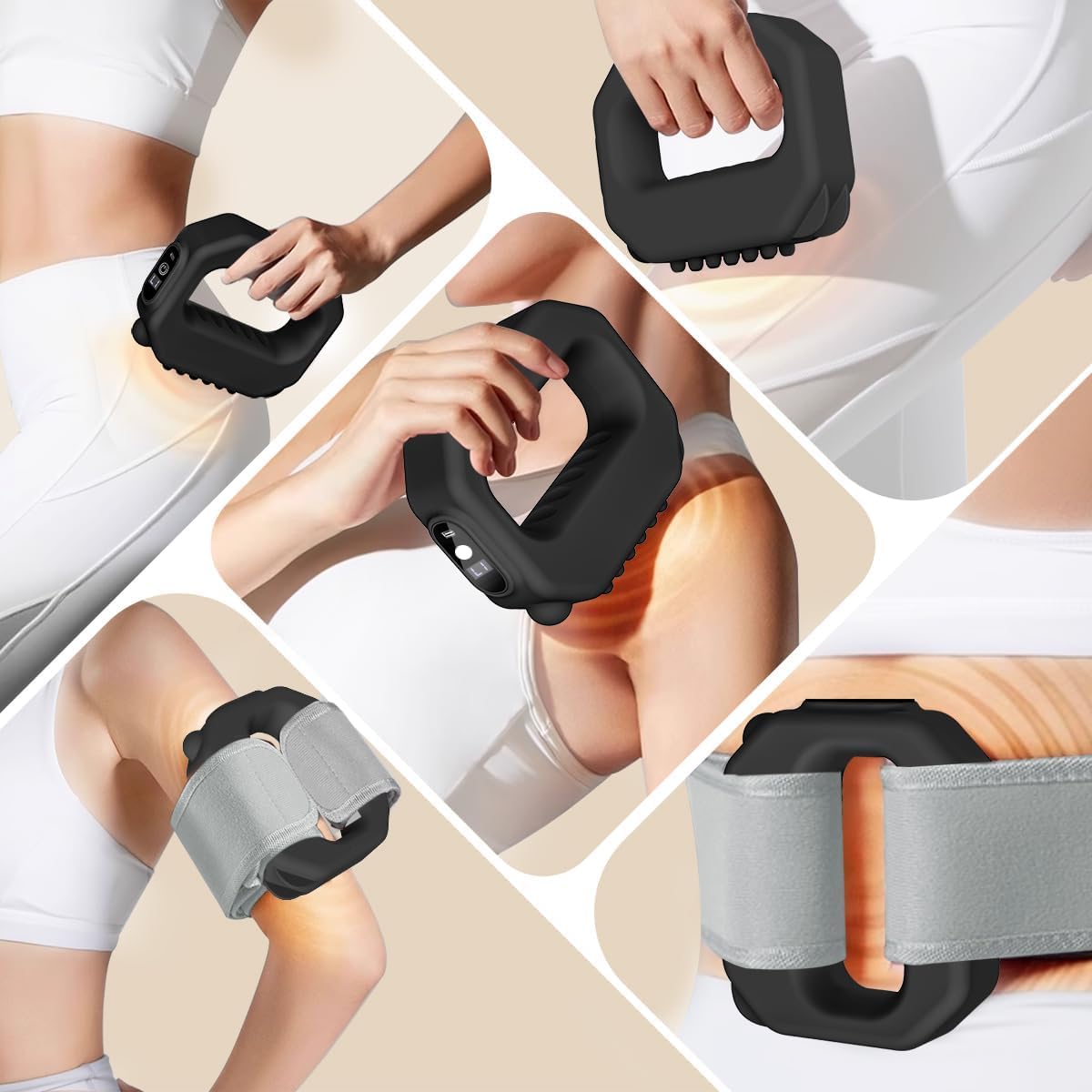 R10 Fascia Ring Massager - Hands-Free Full-Body Relief

