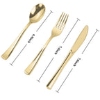 N9R Plastic Silverware Set - Heavy Duty Disposable Flatware

