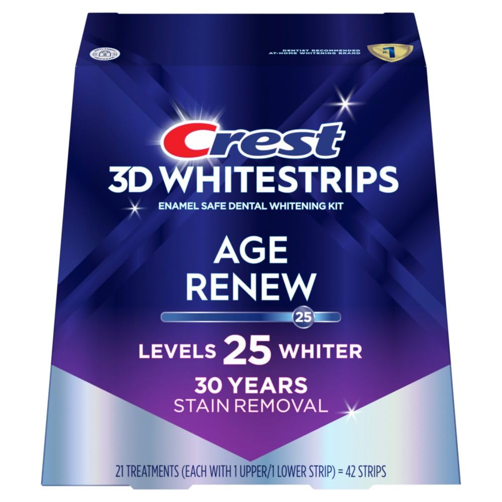 Crest 3D White Whitestrips Age Renew Teeth Whitening Kit

