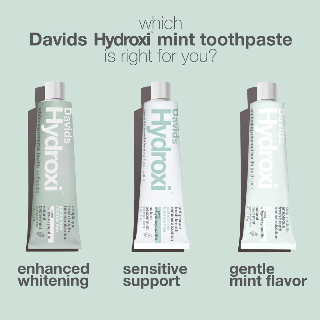Davids Nano Hydroxyapatite Toothpaste | Fluoride Free

