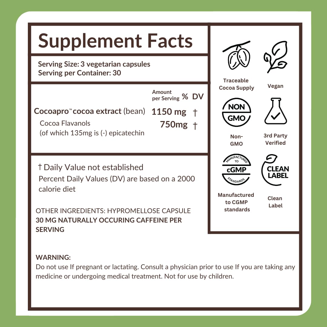 CocoaVia Ultra Cocoa Flavanols | Heart & Brain Health

