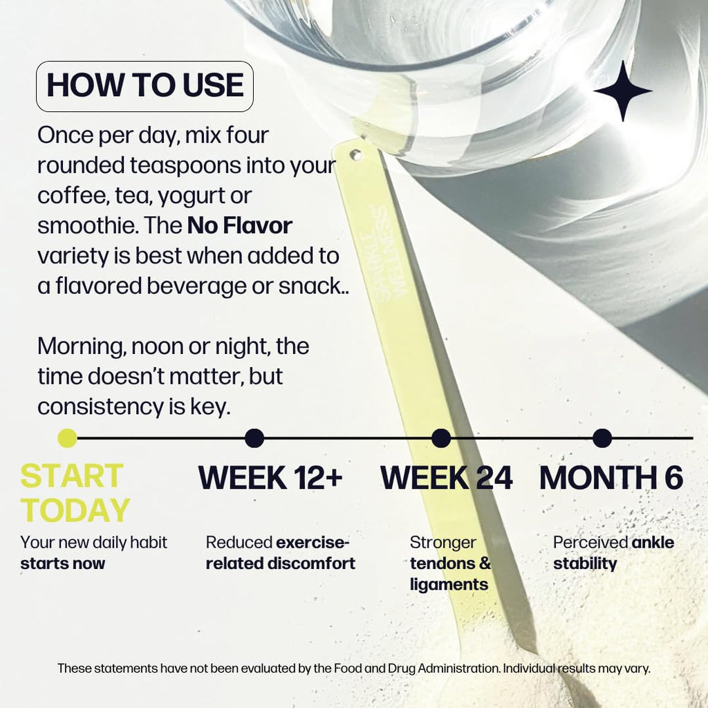 Sparkle Wellness Collagen Peptides with Vitamin C

