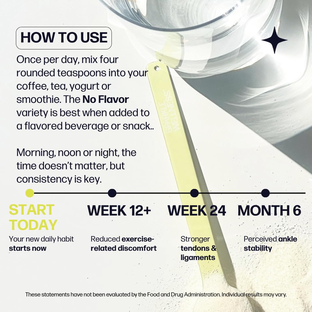 Sparkle Wellness Collagen Peptides with Vitamin C

