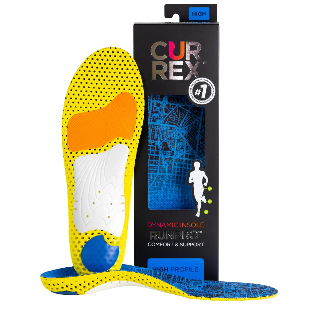 CURREX RunPro Insoles for Running Shoes with Cushioned Support